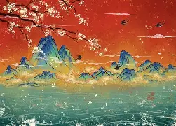 【Hi-Res无损】阿YueYue《故里逢春》百听不厌的古风歌曲「江南又梦烟雨 长河流入故里 炊烟