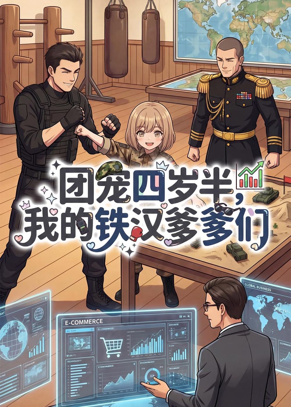 团宠四岁半，我的铁汉爹爹们封面图