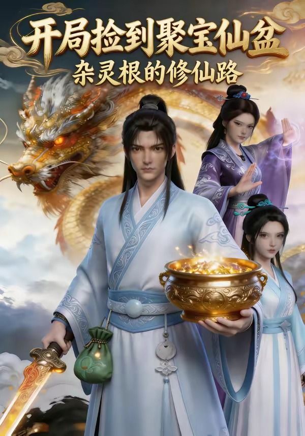 开局捡到聚宝仙盆，杂灵根的修仙路封面图